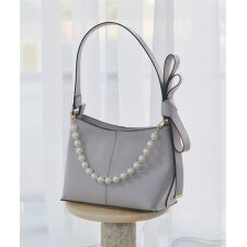 パールチャーム付きリボンベルトバッグ