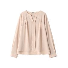 アクセサリー付きブラウス