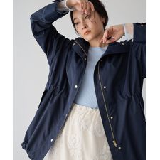 【撥水／花粉ガード】ミドル丈マウンテンパーカー