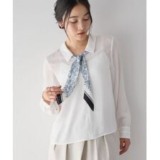 スカーフ付きブラウス