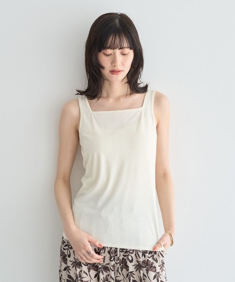 2wayスクエアリブタンクトップ | イェッカ ヴェッカ(YECCA VECCA