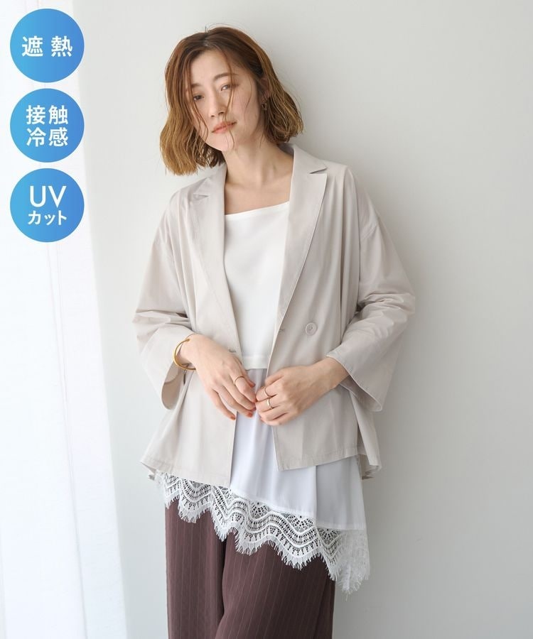 YECCA VECCA レースブルゾン レースブルゾン/YECCA VECCA（イェッカ ヴェッカ）のその他ブルゾン