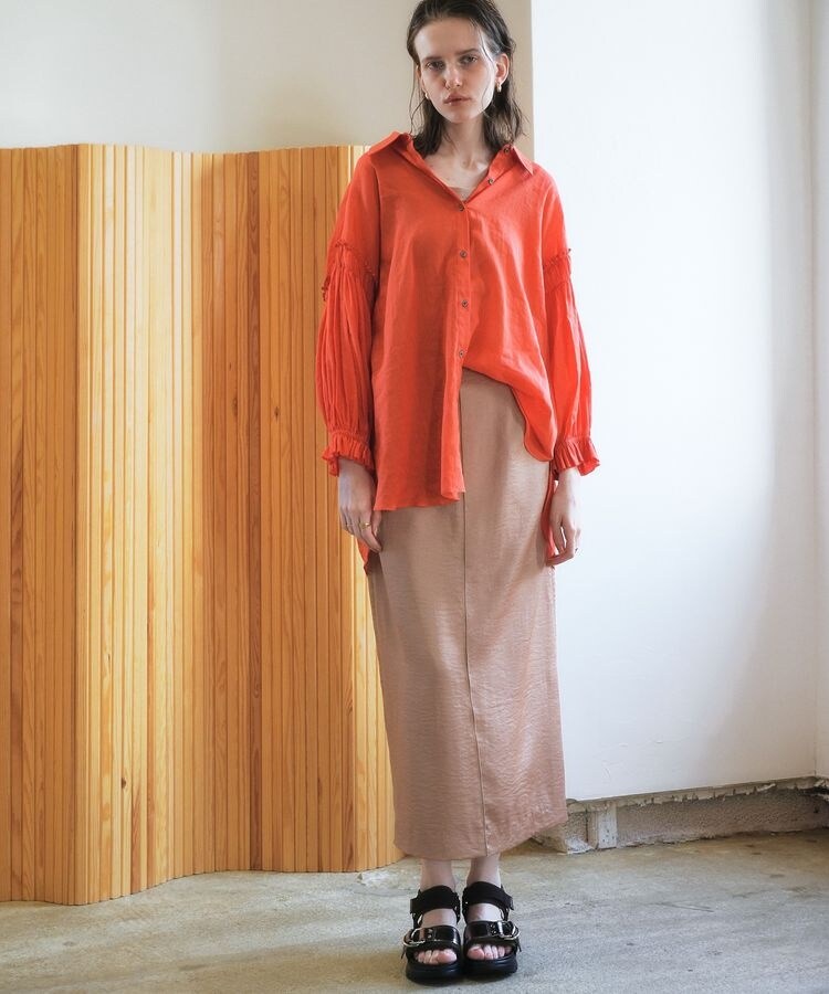 シャイニーツイルナロースカート | イェッカ ヴェッカ(YECCA VECCA