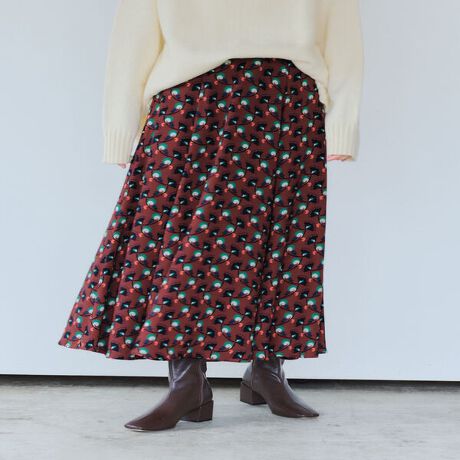 レトロ花柄ロングスカート イェッカ ヴェッカ Yecca Vecca ファッション通販 マルイウェブチャネル To607 238 39 01