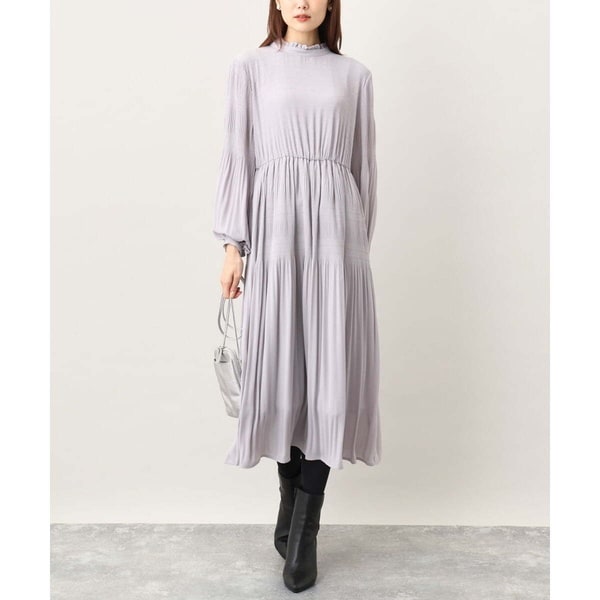 上品華やか／きちんとシーンに／洗える】ジョーゼット プリーツ