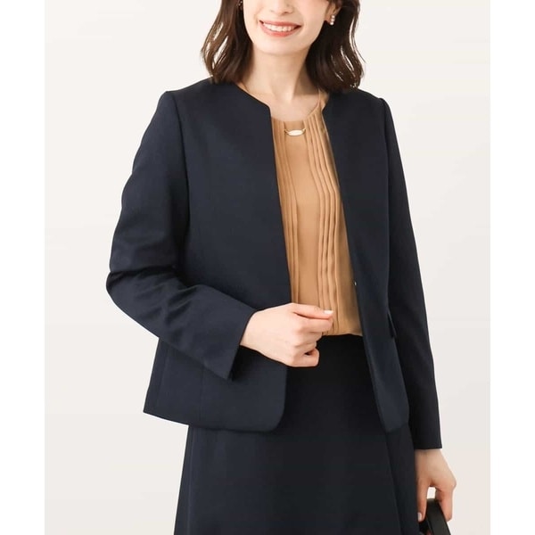 【未使用タグ付き】コトゥー ノーカラージャケット 黒 冠婚葬祭 定価6.5万 M 2025年最新】CLOSSHI レディース ノーカラージャケットの人気