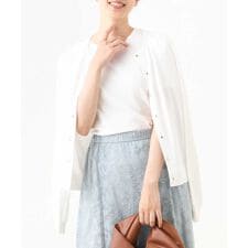 カラーニットアンサンブル/UVカット/接触冷感/洗える/WEB限定サイズあり