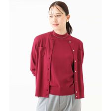 カラーニットアンサンブル/洗える/WEB限定サイズあり