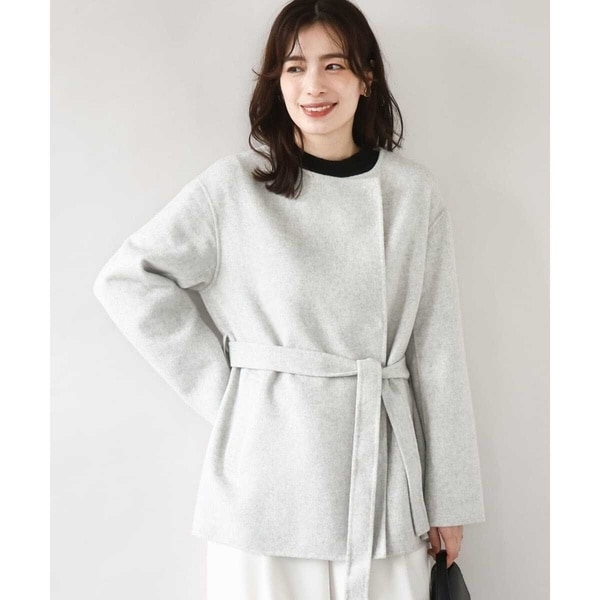 ミドル丈スタンドコート/洗える/WEB限定サイズあり | オフオン(OFUON