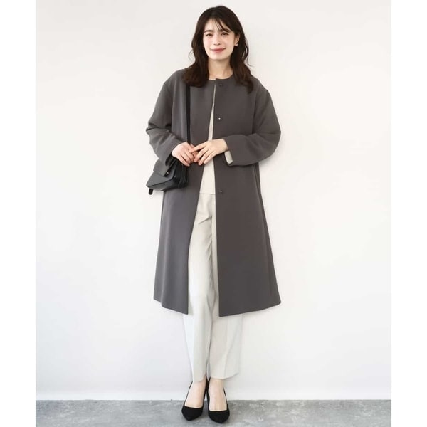 アンゴラビーバーノーカラーコート | エヌ ナチュラルビューティー