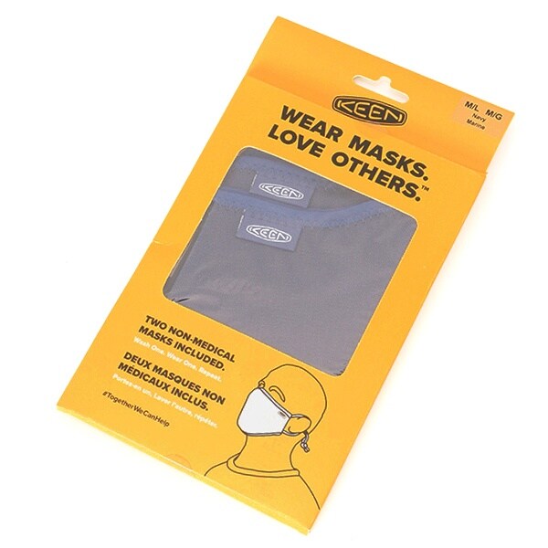 パック・フェイスマスク keen KEEN キーン マスク TOGETHER MASK 2枚入り 洗えるマスク