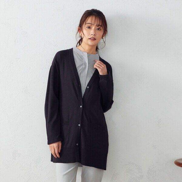 タック入り カーディガン | コムサイズム(COMME CA ISM タック入り カーディガン | コムサイズム(COMME CA ISM