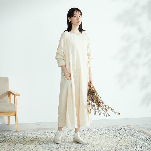 アルアバイル　トロストレッチウエストタックワンピース トロストレッチウエストタックワンピース|allureville OFFICIAL SITE