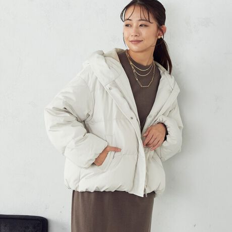 フード付き ショート ダウンコート | コムサイズム(COMME CA ISM 