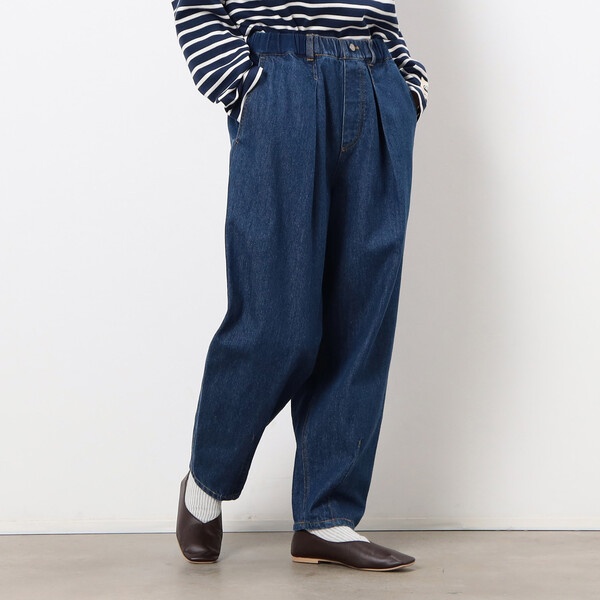 デニム タックパンツ | コムサイズム(COMME CA ISM) | 52-52PC72-203