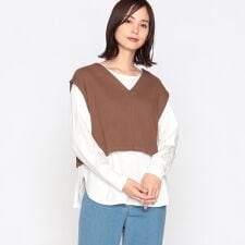 【セットアイテム】ベスト＋カットソー