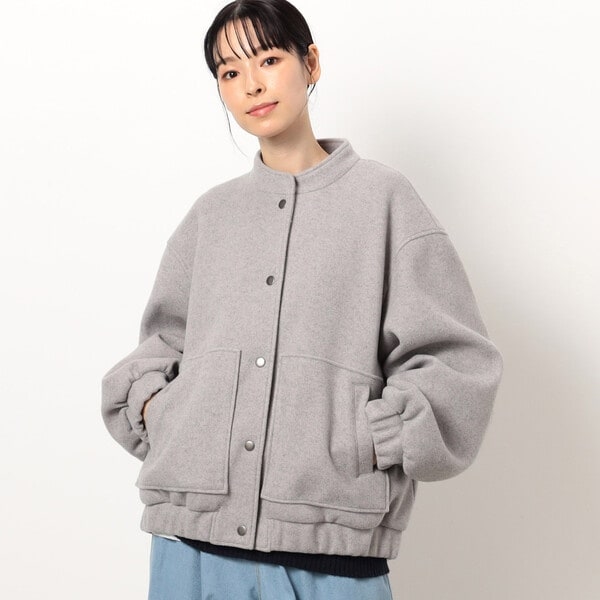 微起毛 ジャージ スタンドカラーブルゾン | コムサイズム(COMME CA ISM