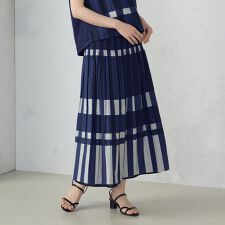 リバーシブル　風通チェックスカート / セットアップ対応