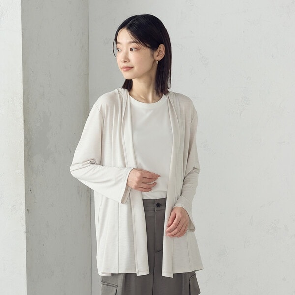COMME CA ISM / コムサイズム コットンリネンニットカーディガン コットンリネンニットカーディガン | コムサイズム(COMME CA ISM