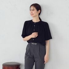 前後２ＷＡＹ　ギャザーブラウス