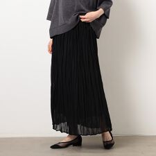 シフォンジョーゼット クリンクルプリーツスカート