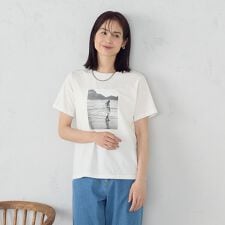 コムサイズム(COMME CA ISM)のフォトプリントＴシャツ