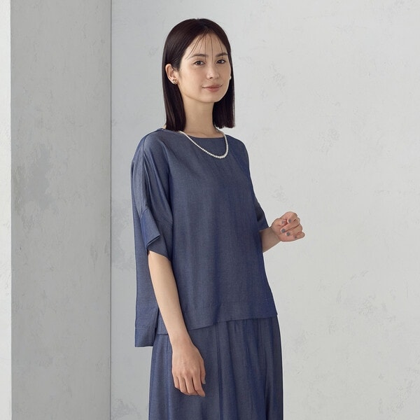 cccmalie シーマリー　カットソーセットアップ　ネイビー cccmalie シーマリー カットソーセットアップ ネイビーの通販 by