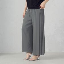 サイドプリーツデザイン パンツ