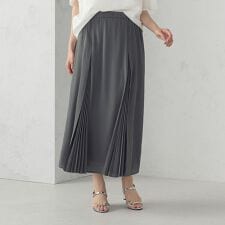 切替プリーツデザイン スカート
