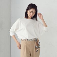 【接触冷感】ドルマンＴシャツ