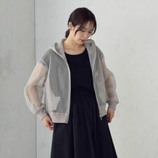 メッシュブルゾン