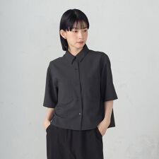 クロップド 半袖シャツ