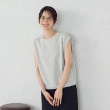 ラメ スウェット ベスト