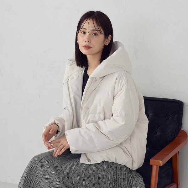 新品 COMME CA ISM コムサイズム フーデッドショートダウン 9 フーデッドショートダウン | コムサイズム(COMME CA ISM