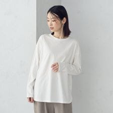 コムサイズム(COMME CA ISM)の裾スリット ロングＴシャツ