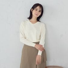 コムサイズム(COMME CA ISM)の【マシンウォッシャブル】ベーシックＶネックニット