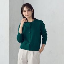 コムサイズム(COMME CA ISM)の【マシンウォッシャブル】ベーシック クルーネックカーディガン