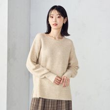 アルパカ混ニット