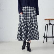【セットアップ対応】タータンチェックスカート