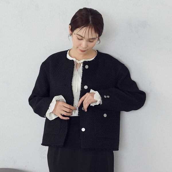 ⭐︎新品タグ付き⭐︎Spick and Span ダブルクロスVカラージャケット Spick & Span（スピックアンドスパン）の「ドライダブルクロスV
