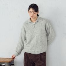 【セットアイテム】スキッパーニット＋長袖Tシャツ
