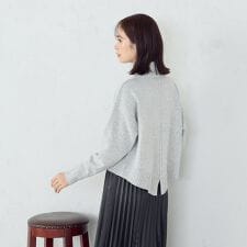 コムサイズム(COMME CA ISM)の【ウォッシャブル】オフタートルニット