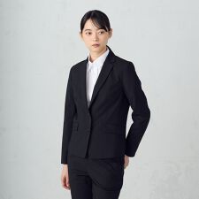 【セットアップ対応】SUPER-TEX ウール混トロピカルストレッチ テーラードジャケット