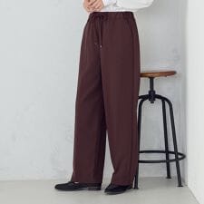 サイドライン ストレートパンツ
