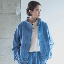 コムサイズム(COMME CA ISM) レディース デニムジャケット・Gジャン の 