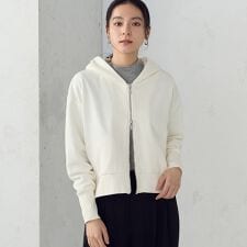 裏毛 ジップアップパーカー