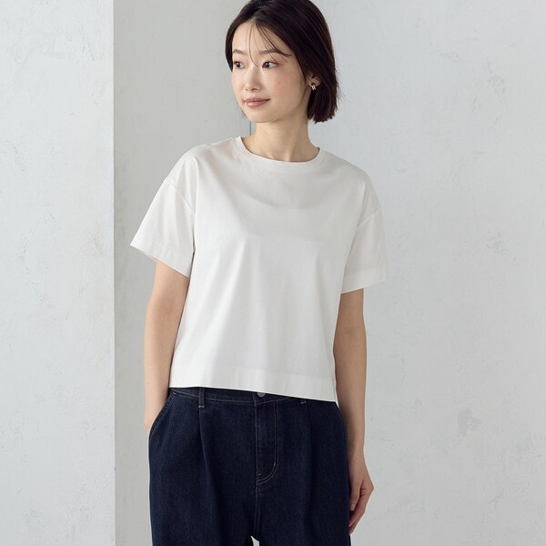 [�}���C]�{�b�N�X�V���G�b�g �N���b�v�h��T�V���c/�R���T�C�Y���iCOMME CA ISM�j �z���C�g