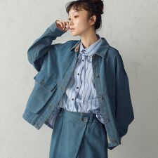 コムサイズム(COMME CA ISM) レディース デニムジャケット・Gジャン の 