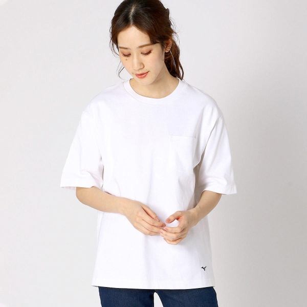 ユニセックス〉MIZUNO コラボ バック プリント ビッグＴシャツ