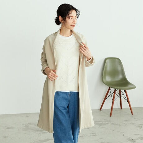 裏起毛 ガウン コーディガン コムサイズム Comme Ca Ism 52 56cr70 0 ファッション通販 マルイウェブチャネル